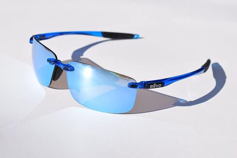 Revo Sunglasses Descend N: Polarized Lens Filters UV, Rimless Rectangle Frame in Saudi Arabia