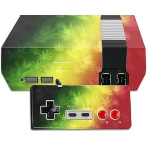 MightySkins Skin Compatible with Nintendo NES Classic Edition wrap Cover Sticker Skins Rasta Rainbow