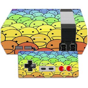 MightySkins Skin Compatible with Nintendo NES Classic Edition wrap Cover Sticker Skins Happy Faces