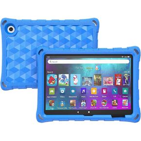 All-New Fire 7 Tablet Case, 7" 12th Generation (2022 Release),Fire 7 Tablet Case for Kids,ANTIKE Light Weight Anti-Slip Shock-Absorption Tablets Cover for Amazon Kindle fire 7 Tablet,Blue in Kuwait