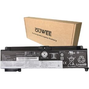 بطارية كمبيوتر محمول 01AV405 SB10J79002 متوافقة مع Lenovo ThinkPad T460S T470S Series Notebook 01AV406 SB10J79003 00HW038 00HW025 00HW024 01AV462 01AV407 01AV408 11.4V 26Wh 2310mAh