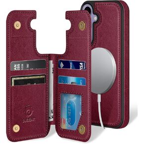 حافظة هاتف Samsung Galaxy S23 FE [متوافقة مع magsafe] [جلد RFID] [مغناطيسي 2 في 1 قابل للفصل] [محفظة خلفية قابلة للطي] غطاء مقاوم للصدمات للرجال والنساء لهاتف Samsung S23FE 5G أسود in Kuwait