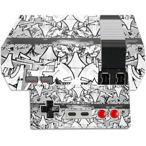 MightySkins Skin Compatible with Nintendo NES Classic Edition wrap Cover Sticker Skins Black Tags