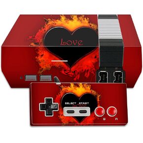 MightySkins Skin Compatible with Nintendo NES Classic Edition wrap Cover Sticker Skins Love