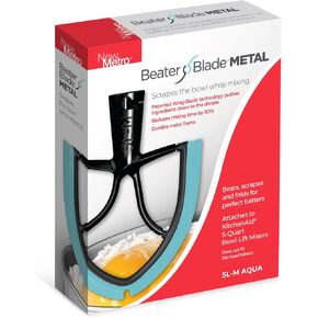 New Metro Design Beater Blade, Fits 5-Plus, 6, 7 & 8-Qt Bowl-Lift stand mixers, Aqua in Saudi Arabia