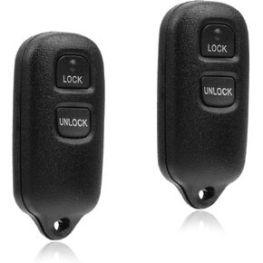 2X USARemote Keyless Entry Remote Car Key Fob Control 2-Button and Panic Replacement for Toyota Camry Solara Sienna Corolla Matrix (GQ43VT14T, 89742-06010) in Saudi Arabia