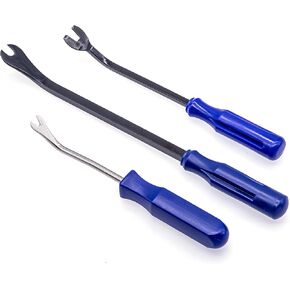 MEAJOO 4 PCS Radio Removal Tool Key, Stainless Steel Automotive Radio Removal Tools, for Disassembly CD DVD Host of Ford, VW, Audi, and Mercedes