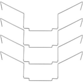 4pcs 9cm CPU Heatsink Fan Wire Buckle Stainless Steel Computer CPU Cooling Fan Clips Upper Hook Type Fixing Clip for Hollow Shaft Fans