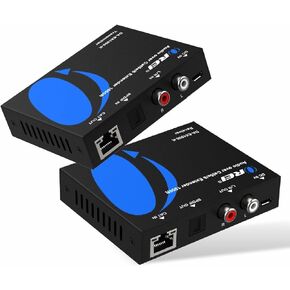 OREI ARC & SPDIF Audio Only Extender Balun Over Single CAT5e/6/7 Audio Return Channel Through HDMI Up to 300 Ft - Power Over Cable (ARC-EX300-K)