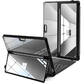 حافظة Omnpak Microsoft Surface Pro 11/10/9 مقاس 13 بوصة، غطاء واقٍ متين متعدد الزوايا مقاوم للصدمات متوافق مع لوحة مفاتيح غطاء النوع لجهاز Surface 11th Edition AI 2024/Pro 10 Business/Pro 9 2022 in Kuwait