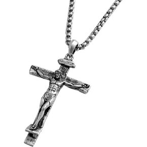 925 Sterling Silver Good Shepherd Jesus Pendant Necklace for Men Women, Jesus and Lamb Necklace Religious Round Jesus Pendant Passover Christmas Gift