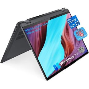 Lenovo 2023 Newest IdeaPad Flex 5 16" 2.5K WQXGA (2560 x 1600) 2-in-1 Touchscreen Laptop - 12th Gen Intel Core i7-1255U 16GB RAM 1TB SSD - Backlit KB, Fingerprint, WiFi 6,Windows 11 Home, Storm Grey