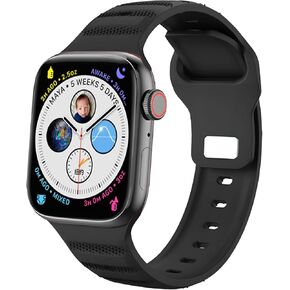 Leather Watch Bands Compatible with Apple Watch Band for Women Men 38mm 40mm 41mm 42mm 44mm 45mm 49mm, Leather Bands Compatible with iWatch Series 9 8 7 6 5 4 3 SE Ultra 2 1