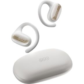 QCY Crossky GTR2 Open Ear Headphones Bluetooth 5.4 Wireless Earbuds with Earhooks, 28H Playtime, Muiltpoint Connection, IPX5 Waterproof, Comfortable Ear Buds Compatible with iPhone & Android