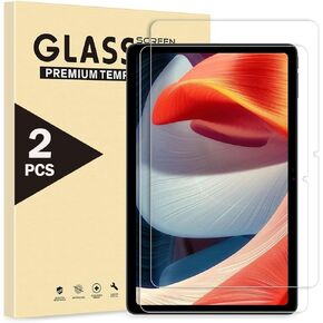 Screen Protector Tempered Glass for Doogee T20 10.4 inch Tablet Protective Film 9H 0.33mm, Anti-Bubble, Anti-Scratch, 2 PCS