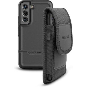 Belt Case for Samsung Galaxy S22 Plus with Phone Holder Pouch - Protective Rebel Series with Holster Clip (S22+)