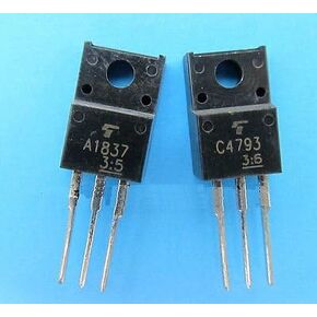 5pairs/10PCS 2SA1837 & 2SC4793 A1837 C4793 Transistor