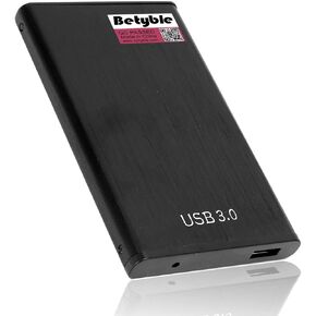External Hard Drive -Slim 2.5'' Portable HDD USB 3.0 for PC, Mac, Laptop, Chromebook (320GB, Black) in Saudi Arabia
