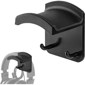 GEEKRIA Gaming Headset Headphone Hook Holder, Headphone Wall Mount Headset Holder, Headsets Hanger Compatible with Razer, Bose, SONY, Sennheiser, ATH, AKG, JBL, Beats (Pink)