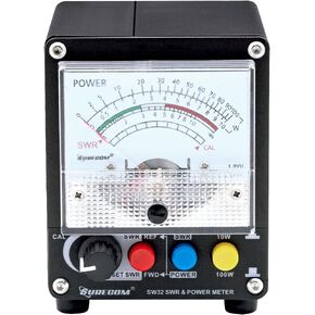 Mcbazel Surecom SW-32UV 125-525MHz 100Watt SWR & Power Meter Black