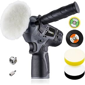 Durofix RS1222 G12 Series 12V Cordless 3" Compact Polisher Sander Kit with 2 Batteries & Charger, 16 Speed 1,600 to 9,500 RPM (Bare Tool w/ Canvas Bag)