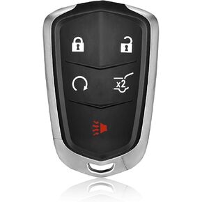 Car Key Fob Remote Keyless Entry Control HYQ2EB 433MHz 5 Button Replacement for 2015-2020 Cadillac XT5 XTS XT4 SRX
