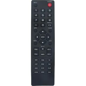 ZRC-400 Remote Replacement for Dynex LCD LED TV DX-26L150A11 DX-32L150A11 DX-37L150A11 DX-42E250A12 DX-37L200A12 DX-46L261A12 DX-19L200A12 DX-32L221A12 DX-32L200A12