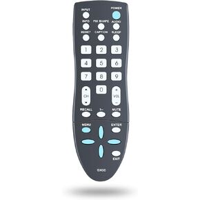 GXCC Replacement Remote Control for Sanyo TV GXFA DP26640 DP32640 DP19649 DP19648 DP46812 DP42841 DP50843 DP50842