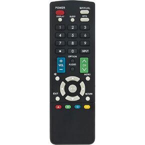 GB244WJSA Replacement Remote Control Commander Compatible with Sharp TV PN-UH601 4T-B80CJ1U PN-UH701 PN-LE901 PN-LE701 PN-LE601 4T-B70CJ1U PN-LE801 4T-B60CJ1U