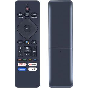 URMT26CND001 RF439A-V06 RF439AV06 Replacement Voice Remote Control for Philips 4K LED Android Smart TV 43PFL5766/F7D 50PFL5766/F7D 55PFL5766/F7D 65PFL5766/F7D 55PFL5766/F7E 55PUL7472/F7