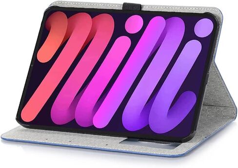 حافظة iPad Mini 6th، حافظة جلدية عاكسة من جلد التمساح DMaos، غطاء ذكي، نوم/استيقاظ تلقائي، حامل أقلام، واقي أنيق كلاسيكي لجهاز iPad Mini 6 8.3 بوصة 2021 - أسود in Kuwait