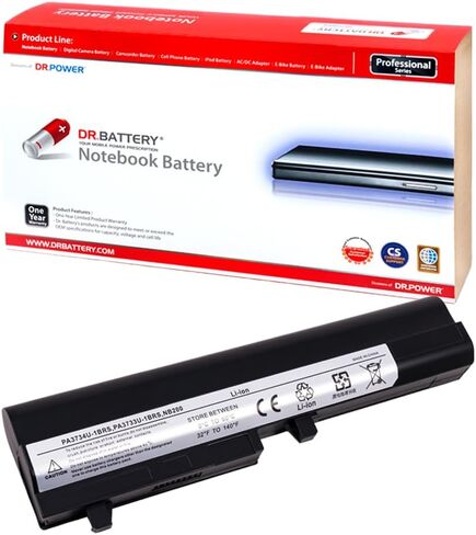 PA3734U-1BRS PA3733U-1BRS Laptop Battery for Toshiba Mini NB200 Series Mini NB205 Series Mini NB255 Series SP2903A SP2903C SP2903R SP2904A SP2904C SP2904R SP2905A SP2905C [10.8V / 48Wh] in Saudi Arabia