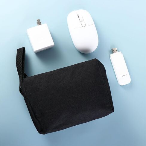 Electronics Accessories Storage Bag, Fashion Digital Storage Pouch Multifunction Large Capacity Bag Portable Travel Size Case in Saudi Arabia