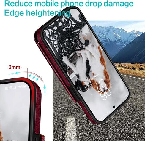 حافظة هاتف Samsung Galaxy S23 FE [متوافقة مع magsafe] [جلد RFID] [مغناطيسي 2 في 1 قابل للفصل] [محفظة خلفية قابلة للطي] غطاء مقاوم للصدمات للرجال والنساء لهاتف Samsung S23FE 5G أسود in Kuwait