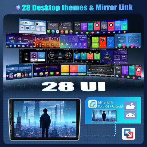 راديو CAMECHO لكرايسلر 300C 300 2004-2011، ستيريو سيارة Android 13 مع Carplay لاسلكي وAndroid Auto، 2+32G 9 بوصة راديو سيارة بشاشة تعمل باللمس مع بلوتوث، FM/RDS، DSP، GPS، WiFi، كاميرا احتياطية AHD in Saudi Arabia