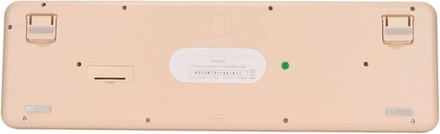 ASHATA 104 Keys Keyboard Mouse Combo with 5 Buttons Cute Sweet Mixed Color USB Desktop Game Keyboard Mouse Kit for Home Office Work, Suitable for Girls (Sweet Milk Tea Color in Saudi Arabia