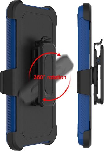 for Galaxy A13 5G Case, for Galaxy A04S Case with TPU Screen Protector, [Holster Series] Heavy Duty Protective Phone Cover with Kickstand Belt Clip Case for Samsung Galaxy A13 5G (Blue) in Saudi Arabia