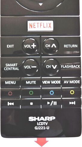 جهاز التحكم عن بعد لتلفزيون شارب GJ221-U LCD 4K in Kuwait