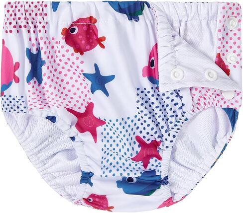 Century Star Baby Reusable Swim Diapers, Pool Swimming Diapers for Toddler Boys Girls, Washable Swimming Pants, Size 2-3, 1 Count in Kuwait