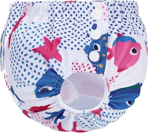 Century Star Baby Reusable Swim Diapers, Pool Swimming Diapers for Toddler Boys Girls, Washable Swimming Pants, Size 2-3, 1 Count in Kuwait