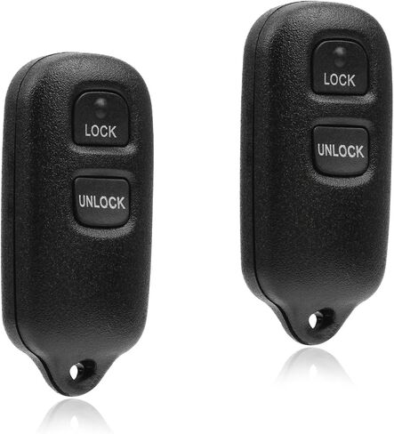 2X USARemote Keyless Entry Remote Car Key Fob Control 2-Button and Panic Replacement for Toyota Camry Solara Sienna Corolla Matrix (GQ43VT14T, 89742-06010) in Saudi Arabia