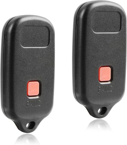 2X USARemote Keyless Entry Remote Car Key Fob Control 2-Button and Panic Replacement for Toyota Camry Solara Sienna Corolla Matrix (GQ43VT14T, 89742-06010) in Saudi Arabia