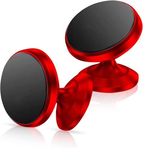 Pack-2 Car Phone Holder, Portable Universal Car Dashboard Phone Holder, Automatic Adsorption Car Mount for All Smartphones (Red) in Saudi Arabia