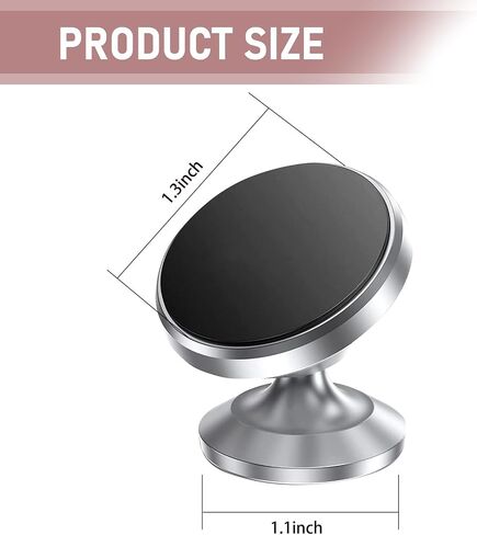 Pack-2 Car Phone Holder, Portable Universal Car Dashboard Phone Holder, Automatic Adsorption Car Mount for All Smartphones (Red) in Saudi Arabia