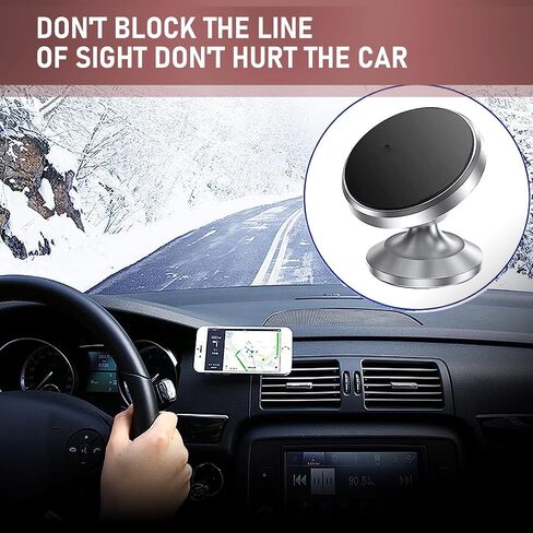 Pack-2 Car Phone Holder, Portable Universal Car Dashboard Phone Holder, Automatic Adsorption Car Mount for All Smartphones (Red) in Saudi Arabia