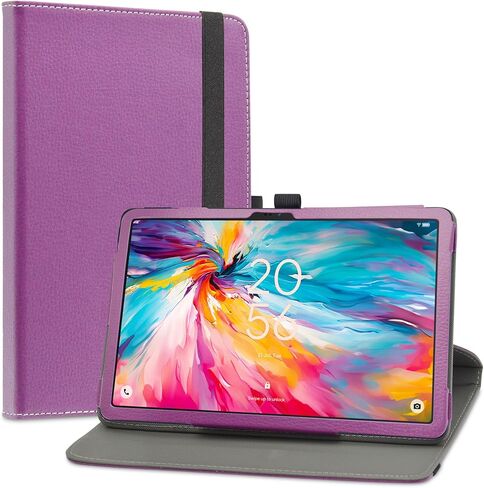 لـ TCL TAB 10 NXTPAPER 5G Case 9199S، غطاء جلد PU بحامل يدور 360 درجة لـ 10.4 بوصة TCL TAB 10 NXTPAPER 5G Tablet Case 9199S، أسود in Kuwait