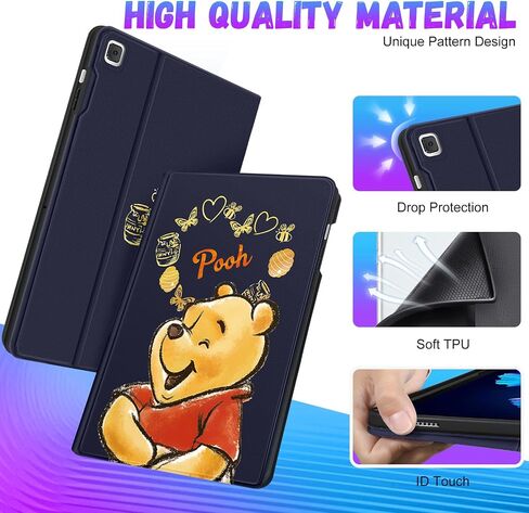 حافظة عصرية ممتعة لهاتف Samsung Galaxy Tab A7 مقاس 10.4 بوصة 2022 2020 أغطية ذكية ذات طابع كرتوني لطيف Girly Kawaii للفتيات والأطفال والمراهقين بتصميم جمالي رائع فوليو لهاتف Samsung Tab A7، Weini in Saudi Arabia