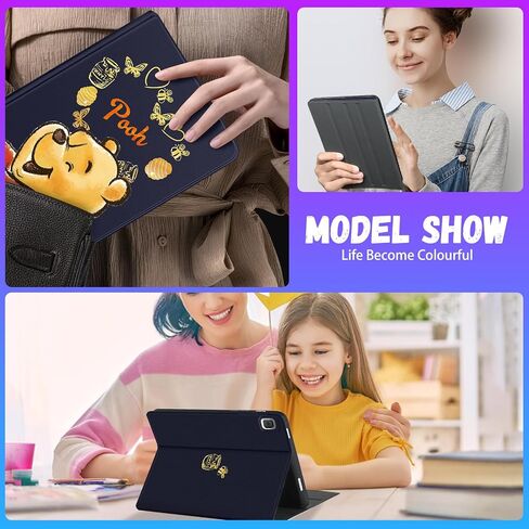 حافظة عصرية ممتعة لهاتف Samsung Galaxy Tab A7 مقاس 10.4 بوصة 2022 2020 أغطية ذكية ذات طابع كرتوني لطيف Girly Kawaii للفتيات والأطفال والمراهقين بتصميم جمالي رائع فوليو لهاتف Samsung Tab A7، Weini in Saudi Arabia
