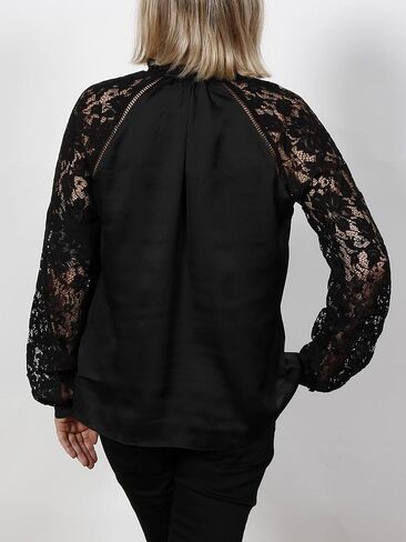 GUESS Women's Long Sleeve Faustine Top in Saudi Arabia