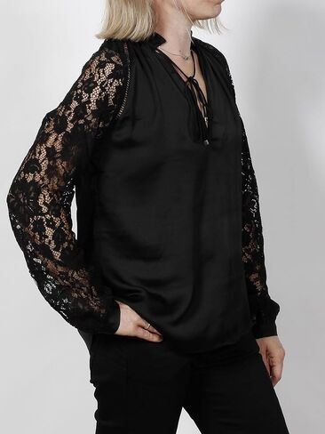GUESS Women's Long Sleeve Faustine Top in Saudi Arabia